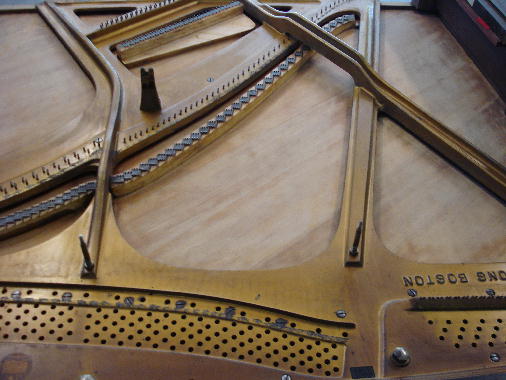 26 - Soundboard sanded 26 - Soundboard sanded